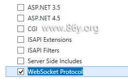 iis WebSocket 搭建环境及配置