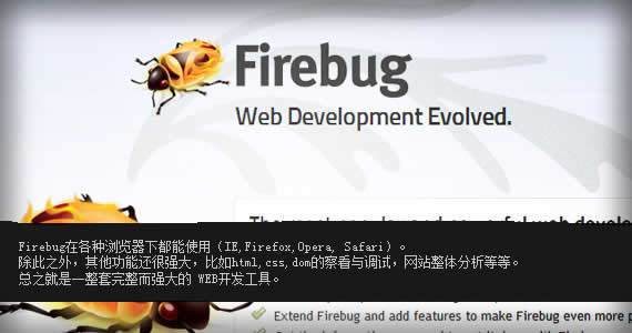 火狐（Firefox）的是一个非常成熟和完善的web开发工具